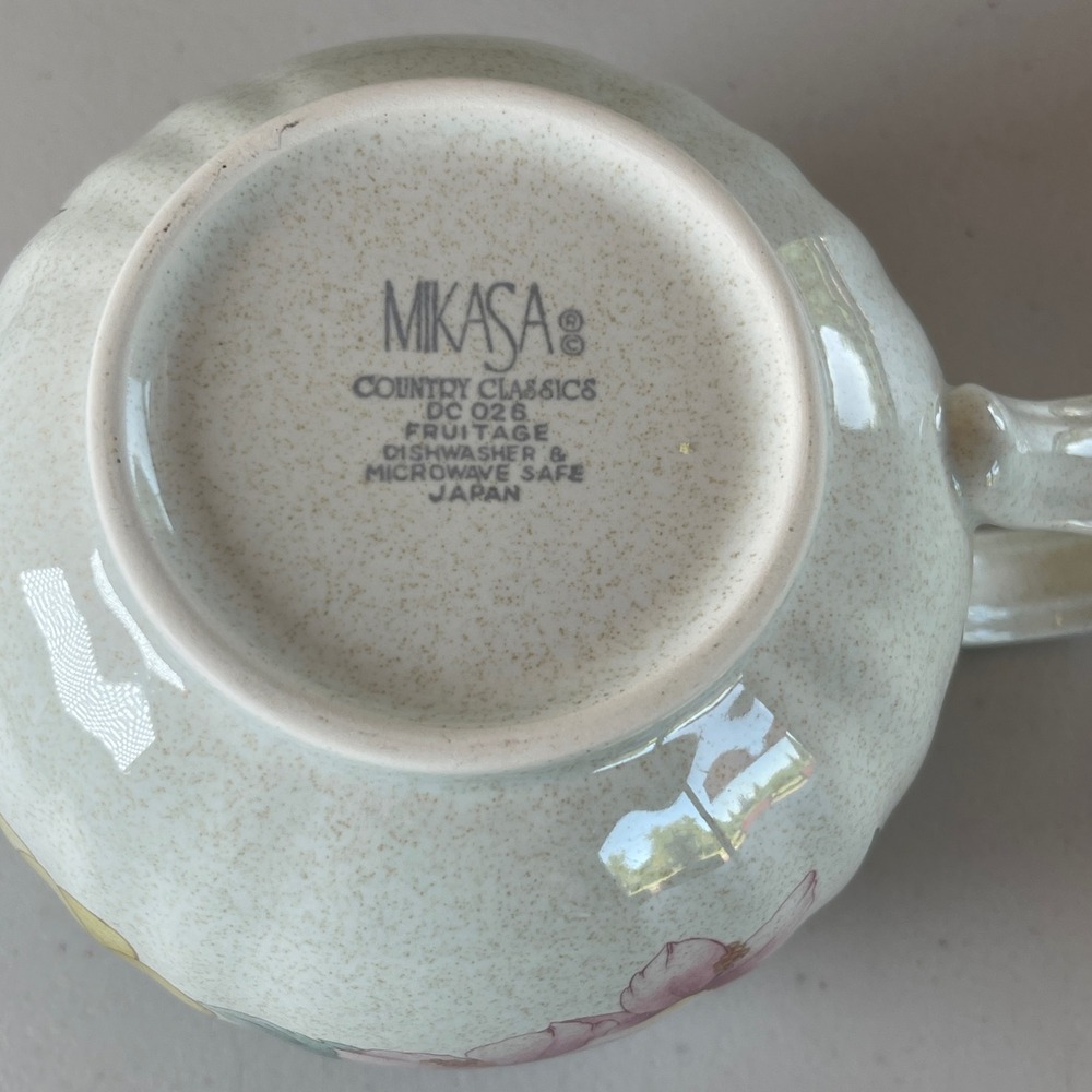 Mikasa Country Classics Fruitage DC026 Gravy‎ Boat Made in Japan Retired Vintage - Picture 7 of 7